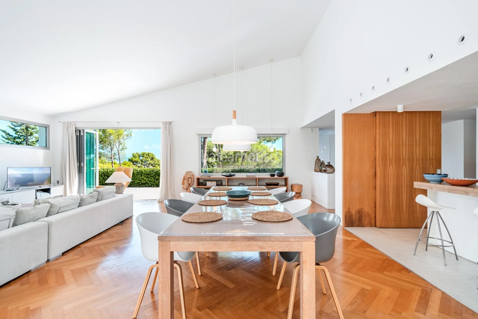 Elegant contemporary villa just a short walk from Cala Vinyes beach on Mallorca’s southwest coast