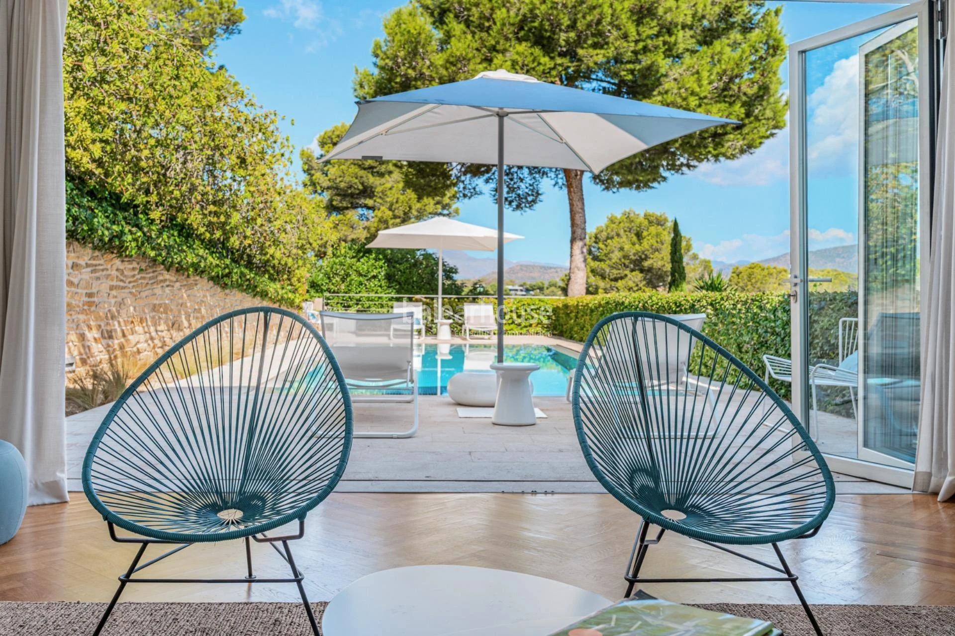 Elegant contemporary villa just a short walk from Cala Vinyes beach on Mallorca’s southwest coast