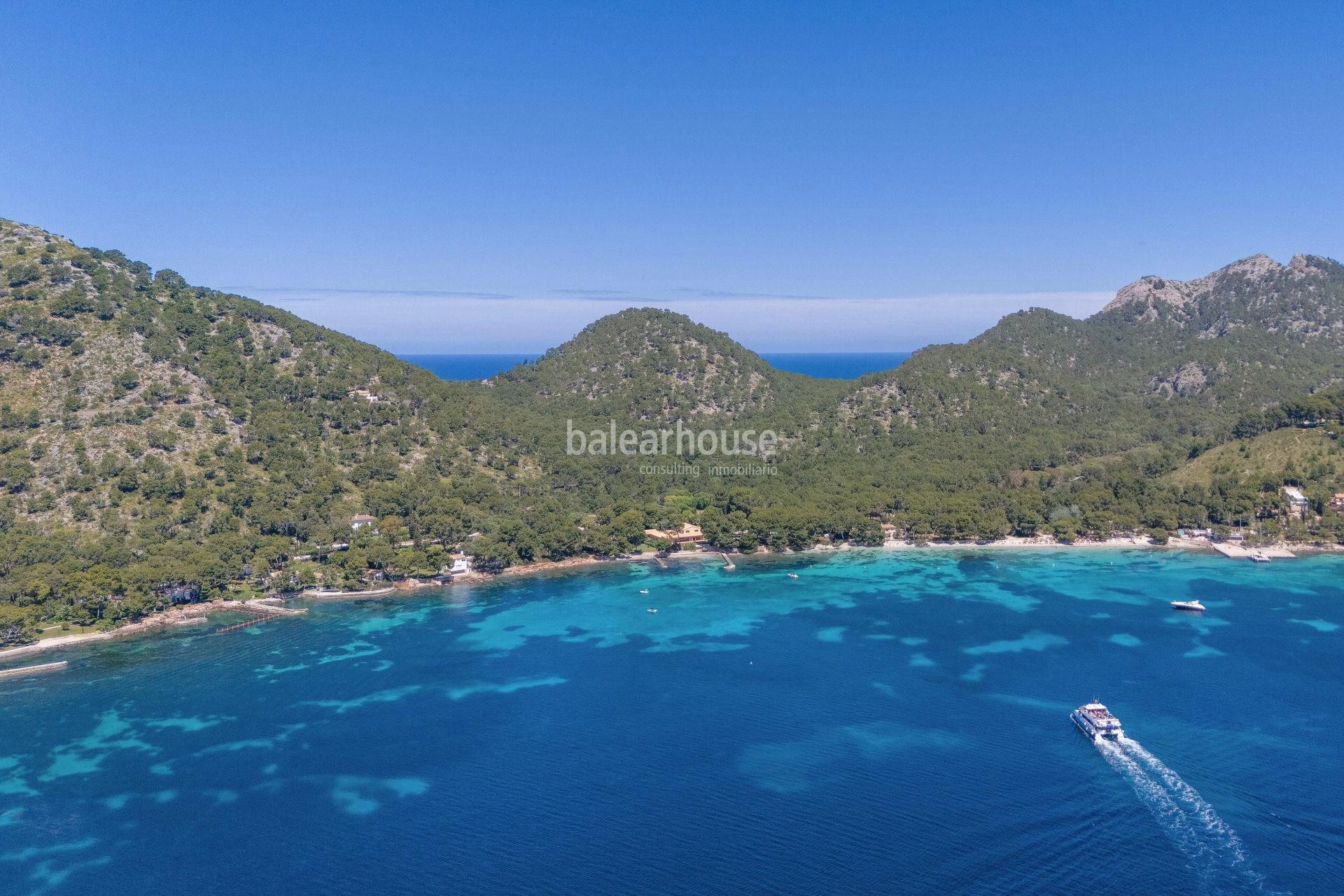 A unique property emerging from the landscape of Formentor, with direct sea access and an absolutely unparalleled location