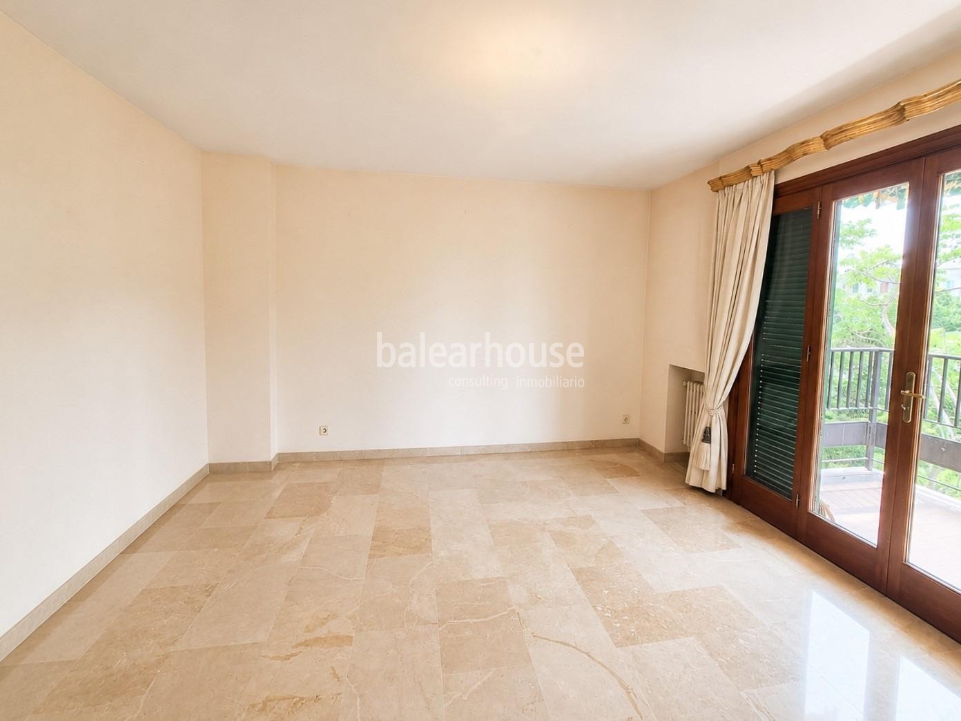 Außergewöhnliche großzügige Wohnung mit Blick auf den Paseo Mallorca