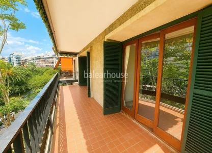 Exceptional spacious apartment overlooking the elegance of Paseo Mallorca
