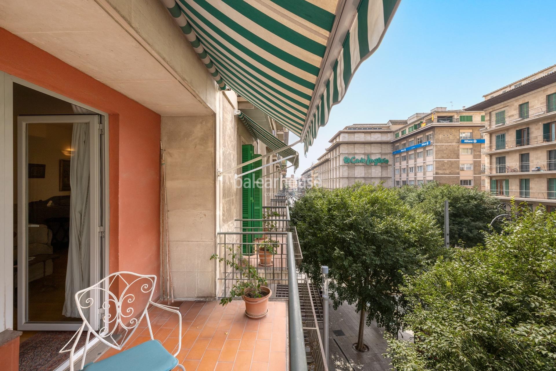 Großzügige, lichtdurchflutete Wohnung mit Terrasse an der Jaime III in Palma