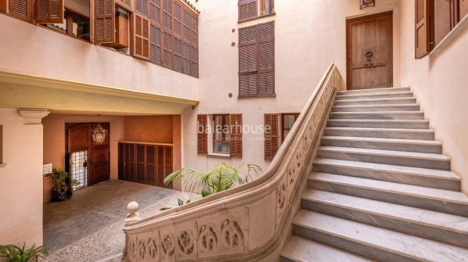 Arquitectura tradicional y diseño en una casa única en el centro histórico de Palma
