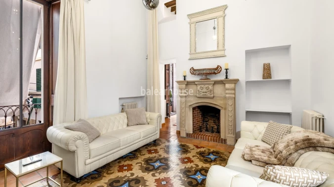 Arquitectura tradicional y diseño en una casa única en el centro histórico de Palma