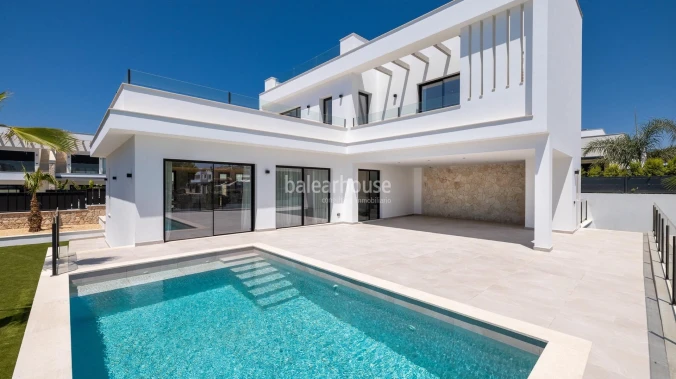 Zeitgenössische Architektur und mediterranes Lebensgefühl in dieser Villa nahe Palma