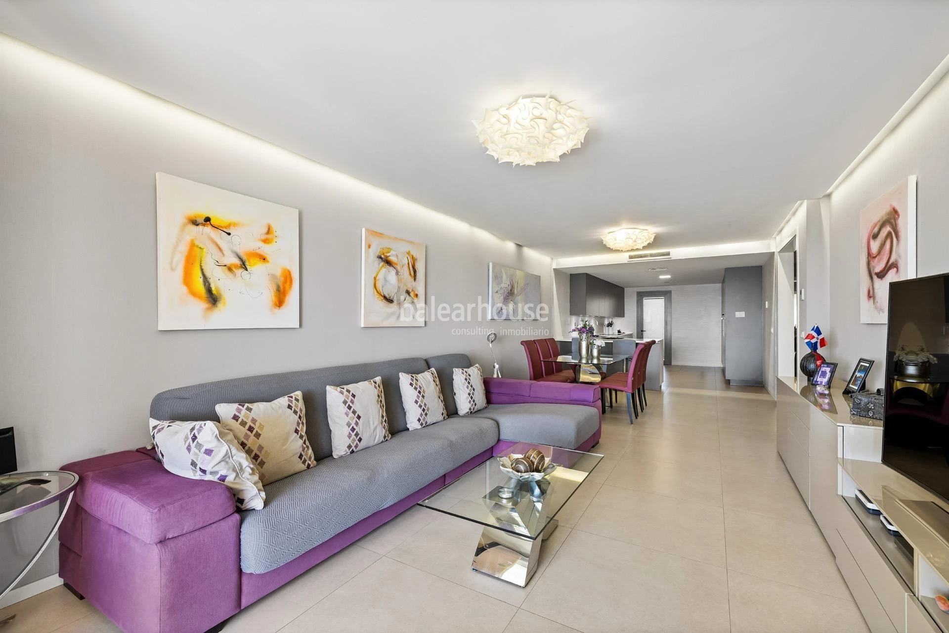 Spectacular Sea Views from this Bright Apartment on the Portixol Seafront