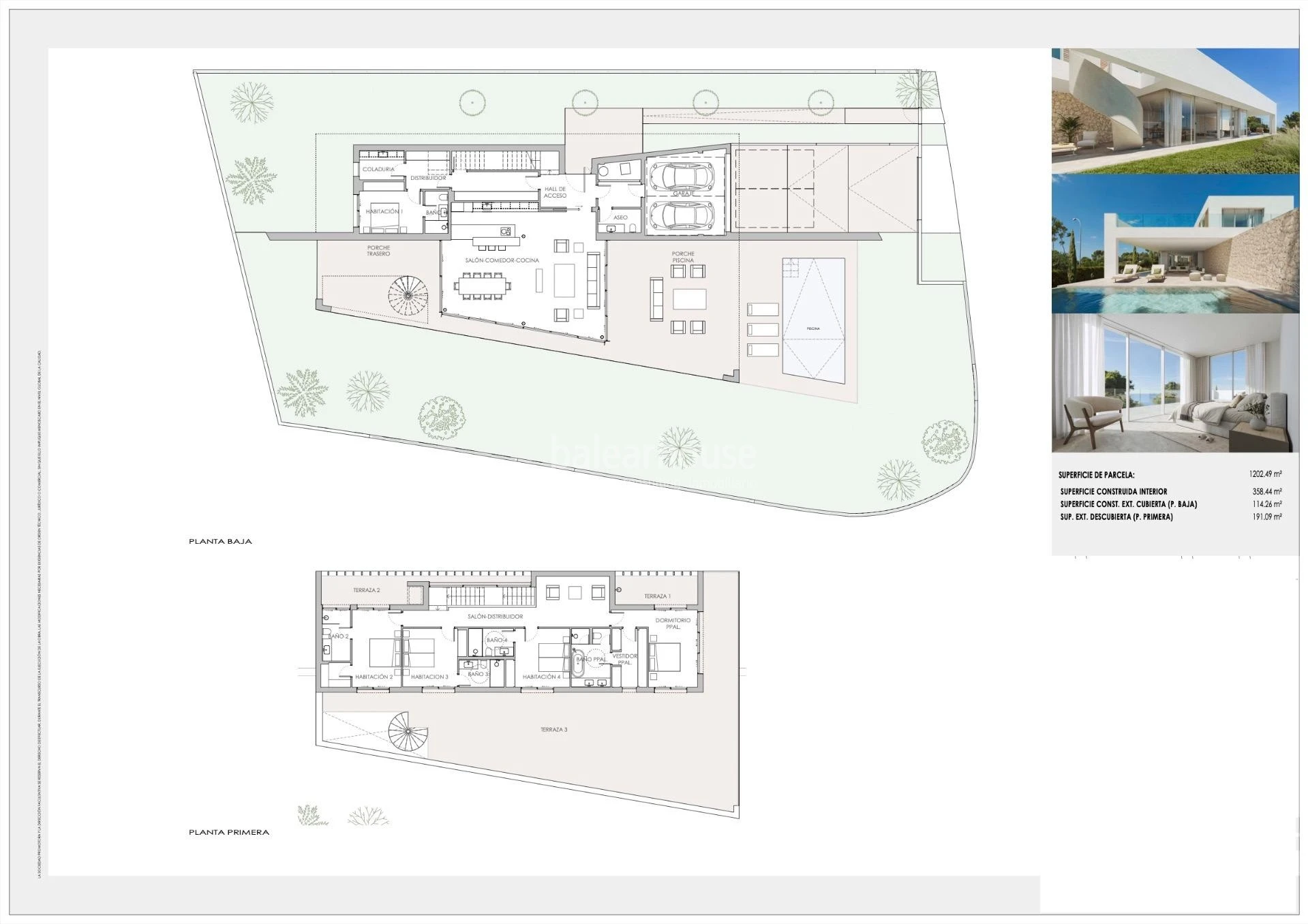 Nueva villa de diseño y altas calidades con jardín y piscina a pocos pasos del mar en Sol de Mallorca