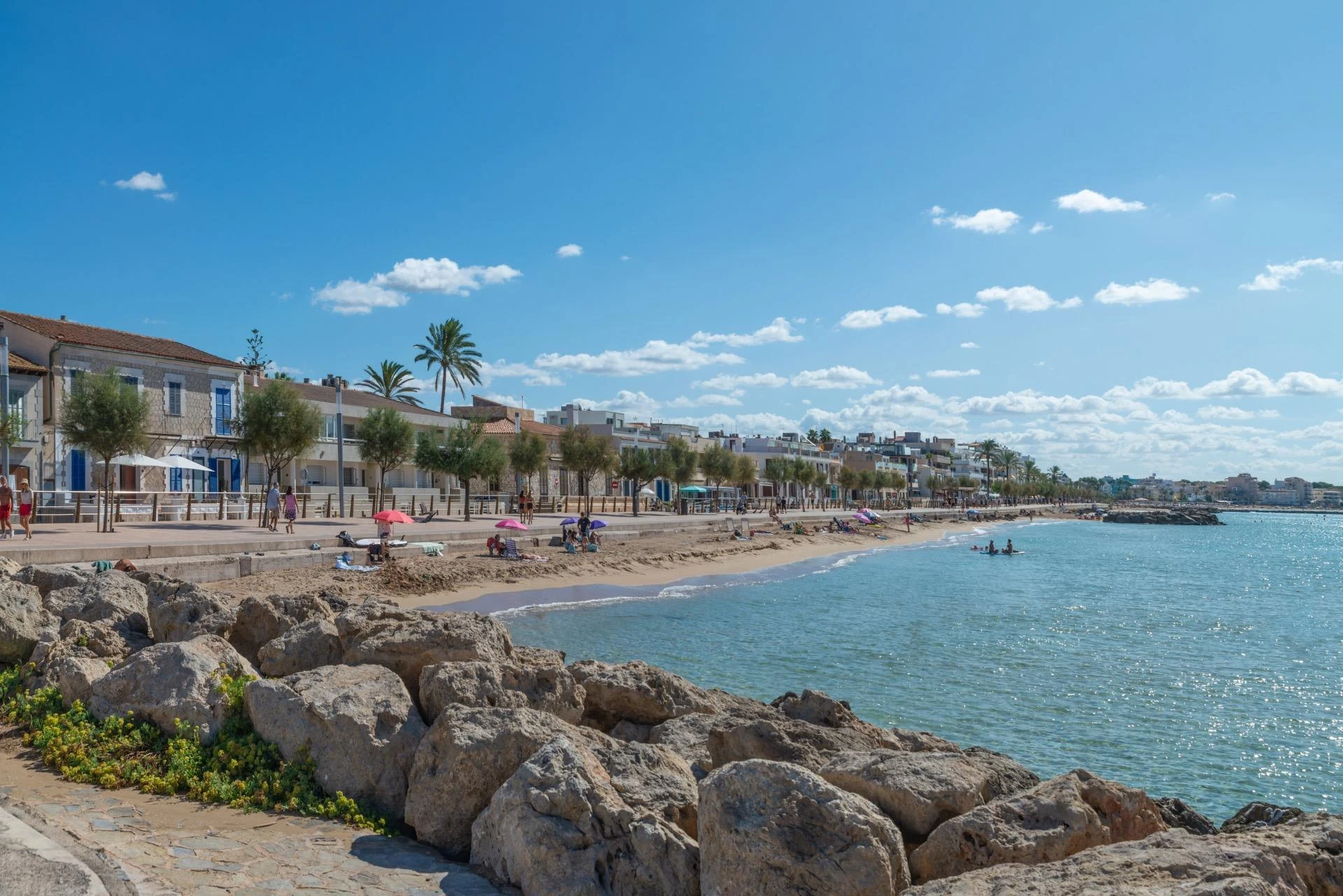 Prachtvolles Haus am Mittelmeer mit Garten, Terrasse und hochwertiger Ausstattung an der Promenade Portixol-Molinar